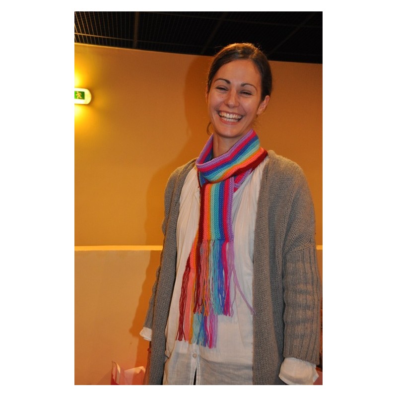 Echarpe arc-en-ciel Alpaquita