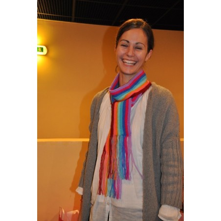 Echarpe arc-en-ciel Alpaquita