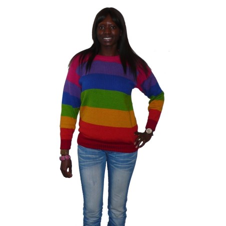 Pull arc-en-ciel Alpaquitq