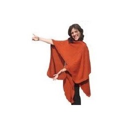 Châle Ruana uni Alpaca