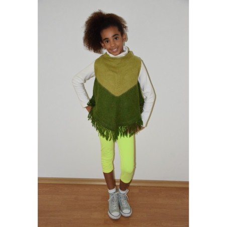Poncho Enfant bicolore Alpaquita