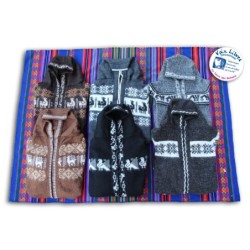 Jaquette femme (Alpaca ) avec poches + capuche