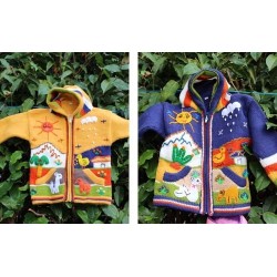 Gilet brodé pour enfant (Alpaquita)