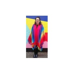 Châle ruana nouveau modèle a-e-c avec/sans frange