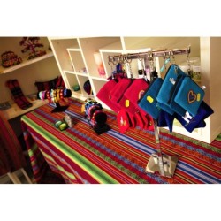 Porte-monnaie brodé/ porte-clés