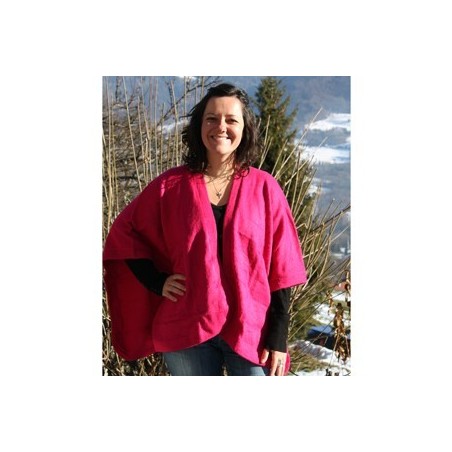 Châle Ruana uni Alpaquita