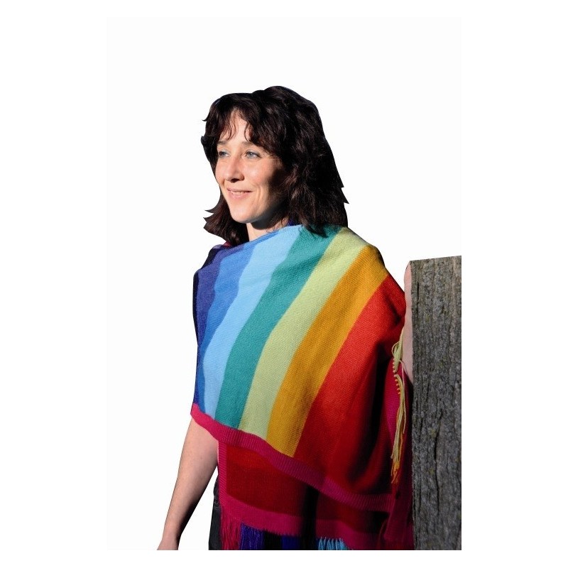 Châle arc-en-ciel Alpaquita