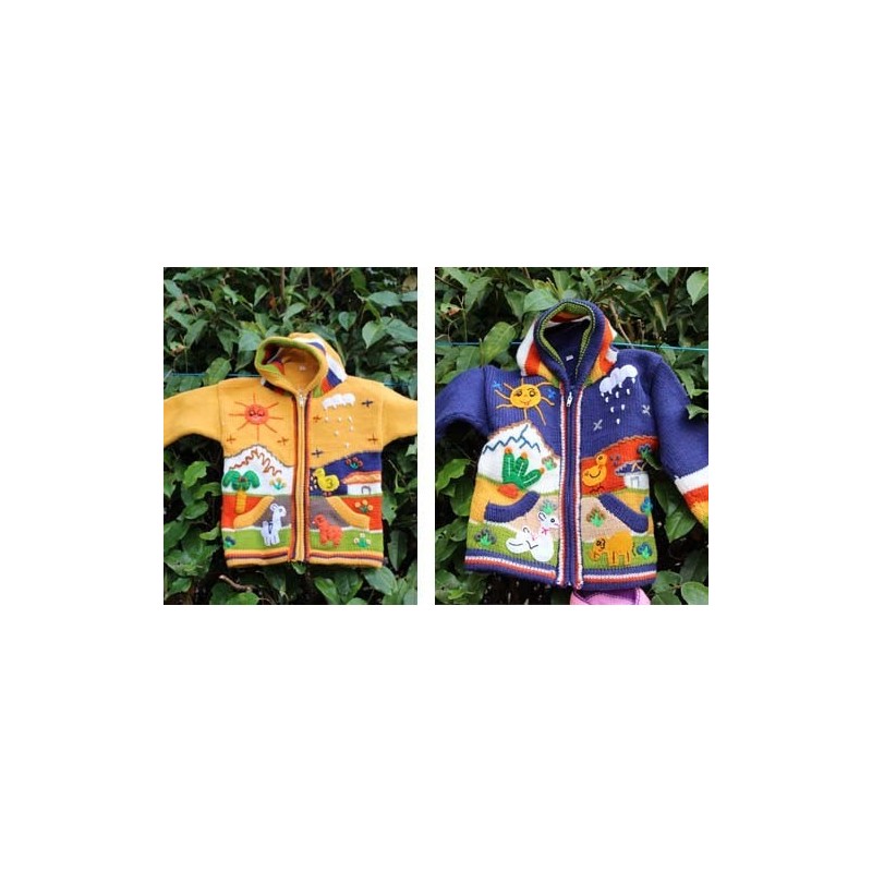 Gilet brodé pour enfant (Alpaquita)