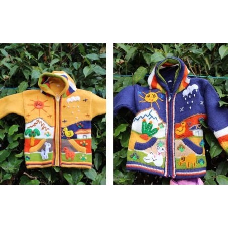 Gilet brodé pour enfant (Alpaquita)