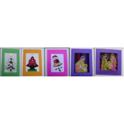 Carte de noël moyenne