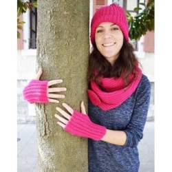 Ensemble écharpe,bonnet et mitaines